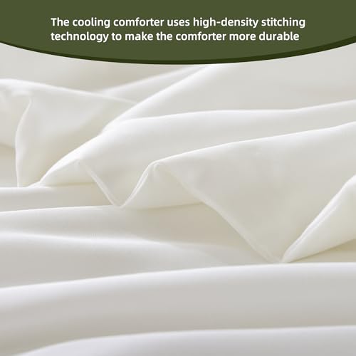 Cooling Bamboo Viscose Comforter for Hot Sleepers in King Size